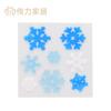 Decoraciones Navideñas Calcomanías de Gelatina Calcomanías de Goma Pegamento Suave Sin Costuras Calcomanías para Ventana de Vidrio Refrigerador Regalo para Niños Viejo Muñeco de Nieve
