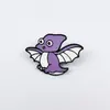 Serie de Dragones de Dibujos Animados Set Combinado de Broches Metálicos Accesorios de Insignias Creativas con Forma de Dinosaurio Accesorios para Ropa Infantil