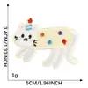 Dibujo Animado Autoadhesivo Mini Lindo Perrito DIY Accesorios de Ropa Decoración Funda de Teléfono Taza de Agua Parche Parche de Tela Bordado