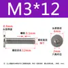 Tornillo de cabeza hexagonal plana CM de acero inoxidable 304, cabeza delgada, tornillo de cabeza plana grande C M2M2.5M3M4M5M6M8