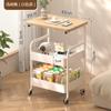 Carrito Estante de Cocina Removible Carrito para Sala de Estar Dormitorio Almacenamiento por Capas de Gran Capacidad Estante para Bebidas