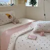 2026 Novo Estilo Ins Classe A Mãe e Bebê Grau Lã de Leite Acolchoado Toalha Bordado Colcha Conjunto de Três Peças Doméstico Colcha de Inverno