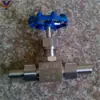 Válvula de Agulha de Solda em Aço Inoxidável 304 J23W-64P Válvula Angular Pneumática de Assento WSJ-SSN314B JL2000-1