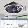 Amazon Transfronterizo Modelo Nuevo Luz de Ventilador con Control Remoto LED, Luz de Ventilador de Techo Simple con Atenuación de Tres Colores, Venta Directa del Fabricante