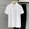 Nueva Camisa Polo de Verano 2026 para Hombre con Cuello Campana, Mangas Cortas, Versátil Casual, Corte Delgado, Elegante y Atractivo