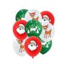 Balão de látex de Natal 12 polegadas engrossado decoração árvore de Natal Papai Noel alce balão layout festa Atacado
