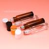 Em estoque atacado frasco de esfera de rolo de fundo grosso 10ml creme para os olhos marrom esfregaço go ball frasco de vidro essência óleo perfume sub-pacote