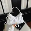 2026 Principios de Otoño Plisado Lindo Chica Axila Ligero Gama Alta Cordón Viaje Bolso de Hombro Único Bolso Cruzado de Mano