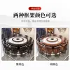 Novo Conjunto de Mesa e Cadeiras de Jantar em Pedra Sinterizada Estilo Chinês Mesa de Jantar em Madeira Maciça Casa Hotel Mesa de Jantar de Alto Padrão Mesa de Jantar Elétrica Restaurante Mesa Redonda
