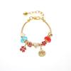 Pulsera de Graduación para Estudiantes de Amazon Pulsera de Trébol de la Suerte Pulsera de Dijes DIY Joyería de Cuentas de Amistad