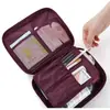 Conjunto Portátil de Viagem Coreano, Necessaire, Suprimentos para Viagem de Negócios, Bolsa de Armazenamento Cosmético à Prova d'Água Feminina