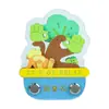 Festival de Mediados de Otoño Pegatina Magnética Creativa de Dibujos Animados para Refrigerador Punto Turístico de la Ciudad Souvenir Cultural y Creativo Regalo Personalización Estilo Tendencia Nacional Pegatina para Refrigerador