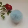 Atacado do Fabricante Bola de Pelo Sintético Bola de Pelo de Coelho Sintético Acessórios para Roupas Bola de Pelo de Coelho Rex Sintético Bola de Pelo Falso Pingente para Joias