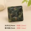 Suministrado Directamente por el Fabricante, Jade Africano Natural Poliédrico Juego de Mesa Dnd Dungeons & Dragons Juego de Ocio Set de Dados Z01