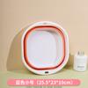 Lavabo Plegable de Color Sólido con Doble Asa, Portátil para Viaje, de Plástico Grueso, Lavabo Doméstico, Palangana para Agua, Lavabo para Lavandería de Dormitorio, Palangana