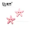 Botões de coral pequenos, frescos e coloridos, botões plásticos de dois furos, botões para artesanato, acessórios de vestuário, decorações para sapatos, acessórios de cabelo e enfeites de botão