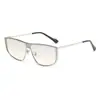Nuevas Gafas de Sol Antivaho de Una Pieza, Gafas de Sol Metálicas de Moda para Chicas, Gafas de Sol Personalizadas Atractivas y de Alta Gama