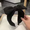 Diadema de pelo de leopardo de felpa vintage para otoño e invierno, diadema alta y esponjosa con diseño de leopardo, accesorios elegantes para el cabello con personalidad de nicho.