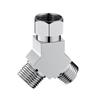 Distribuidor de Água em Estoque para Máquina de Lavar, Adaptador Uma Entrada Duas Saídas, Divisor de Saída Dupla, Conector de Torneira de Três Vias