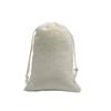 Bolsas de Algodão e Linho com Cordão para Joias e Itens Diversos, Respiráveis, Personalizáveis com Logotipo, Cor Natural, Bolsas de Algodão com Cordão 100% Algodão