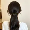 Grampo de Banana Grande com Laço para Mulheres Presilha para Rabo de Cavalo Única Bonita para Nuca Penteado Presilha Grampo de Cabelo Acessórios de Cabelo