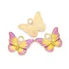 Colgante de Mariposa de Esmalte de Colores Más Vendido Transfronterizo Accesorios de Joyería de Aleación para DIY Colgante de Collar Pulsera Bolsa Llavero