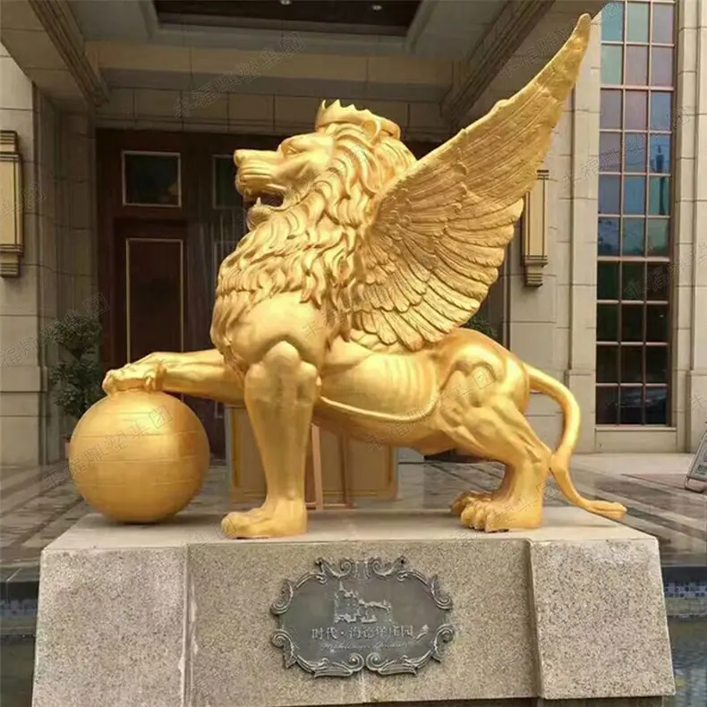 翅膀狮子,铜飞狮,欧式铜狮子05.jpg