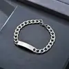 Pulseiras de casal em aço inoxidável, modernas e únicas, com estilo punk retrô e hip-hop, e elas não desbotam