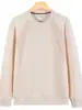 Ropa para Hombre Fengshe / 380g Ropa para Hombre Cuello Solapa Manga Larga 2026 Nueva Temporada Primavera y Otoño Sudadera Pesada Cuello Redondo Sin Capucha