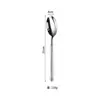 Patrón de Martillo de Basalto de Alto Valor Acero Inoxidable 304 Vajilla Occidental Cuchillo y Tenedor de Steak para Hotel Cuchara de Mango Largo para el Hogar Cuchara de Postre