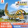 Equipo de Atracción de Aventura Submarina para Niños, Montaña Rusa, Área de Atracciones de Centro Comercial, Tren de Rieles, Equipo Especial para Parques Infantiles