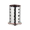 Tubo para palillos de acero inoxidable cesta de drenaje engrosada jaula para palillos barril tubo para pajitas tubo redondo para palillos