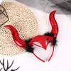 Nova Tiara de Halloween Festa Festa Chapéu de Bruxa Decoração Adereços Personalizado Teia de Aranha Chapéu de Bruxa Tiara Acessórios de Cabelo