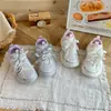 Tênis fofos para meninas 2026 nova moda infantil primavera e outono laço tênis pai tênis de corrida com sola macia para meninas