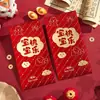 Sobre de regalo para bebé de un año, personalizado y creativo, tamaño grande, sobre rojo para regalo de agradecimiento de banquete, mini feliz cumpleaños