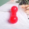 Brinquedo para Cachorro Anel Espinhoso TPR Haltere Pet Molar Resistente à Mordida Som Borracha Brinquedo para Cachorro em Estoque Venda Direta de Fábrica