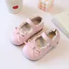 Sapatos de Couro para Meninas 2026 Primavera/Outono Novos Sapatos Infantis Sapatos de Princesa para Menina Sapatos Fofos para Dirigir Sapatos Versáteis para Bebê Tendência