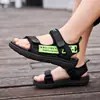 Sandálias Infantis para Meninos no Verão, Sapatos Esportivos de Praia Antiderrapantes com Solado Macio para Crianças Maiores, Sapatos Respiráveis com Solado Macio para Meninos