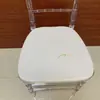 Cojín para Silla de Bambú Blanco Dorado Cojín para Asiento de Silla de Boda Esponja Cojín de Piel PU Silla de Hotel Silla de Boda al Aire Libre