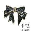 Pegatinas de tela de viscosa DIY Diamante de cristal Amor Libélula lazo ropa zapatos y sombreros accesorios para bolsos accesorios parche de diamante de color