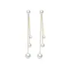 Nuevos Pendientes Largos de Perlas de Moda, Pendientes Largos de Borla de Perlas Modernos y Versátiles, Pendientes Versátiles