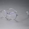 Gafas de Sol Populares Transfronterizas de Titanio Puro, Montura de Gama Alta para Mujer, Lentes de Nylon Ultraligeras, Nuevo Estilo Verano 2025 para Rostros Redondos, Efecto Adelgazante Sin Maquillaje