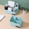 Caja de almacenamiento de cosméticos para escritorio, labiales, productos para el cuidado de la piel, control remoto, artículos varios, tocador, caja cosmética, dormitorio de estudiante, completo
