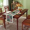Caminho de Mesa Americano Retrô com Franjas Transfronteiriço Estilo Étnico Jacquard Capa Toalha para Mesa de Centro/TV Caminho de Mesa para Pé da Cama
