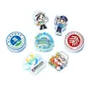 Clips de PP acrílicos personalizados con logotipos de marca de empresa, clips para notas y fotos de personajes escolares, productos de merchandising cultural y creativo turístico escénico