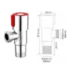 Válvula Angular Kegu H de Aço Inoxidável Válvula Triângulo para Uso com Água Quente e Fria K06641/K06641H