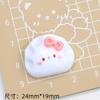 Bonito Kitty Biscuit Cartoon Creme Cola Acessórios Sapato Criativo Fivela Material Resina Acessórios DIY Jóias Grampo de Cabelo