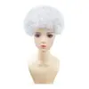 Pelucas de Colores para el Mundial, Artículos para Fiestas de Aficionados, Piezas de Cabello Afro Coloridas, Disfraces Navideños [Procesamiento Personalizado]