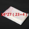 Medio opp14 * 27(23+4) Bolsa de Embalaje Bolsa Auto-sellante Impresión Transparente Bolsa Autoadhesiva Bolsa de Plástico Autoadhesiva