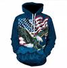Primavera e outono nova bandeira da moda 3D impressão digital masculina e feminina de manga comprida pullover suéter com capuz